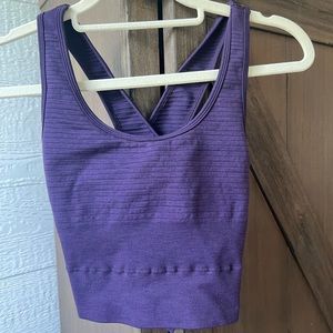 Purple alphalete vault bra